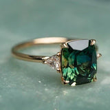 Gold Ring with Vintage Inspired Stone