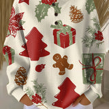 Thea | Christmas Jumper with Trees and Presents