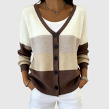 Margaux - Comfortable Knitted Buttoned Cardigan