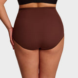 Plus-Size High-Waist Cross Tummy Control Panties (5 Pack)