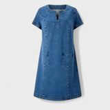 Julia | Soft Denim Dress