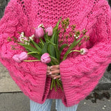 Elegant and Warm Sweater for Women – Thick Knitted Sweater