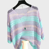 Pirjo | Lightweight Knitted Top with Openings