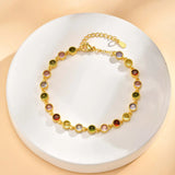 Luminous Rainbow Charm Bracelet