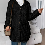 Women's Hooded Sweater in Twisted Knit – Soft and Comfortable with Long Sleeves