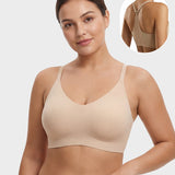Seamless Backless Lace Bralette