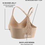 Seamless Backless Lace Bralette