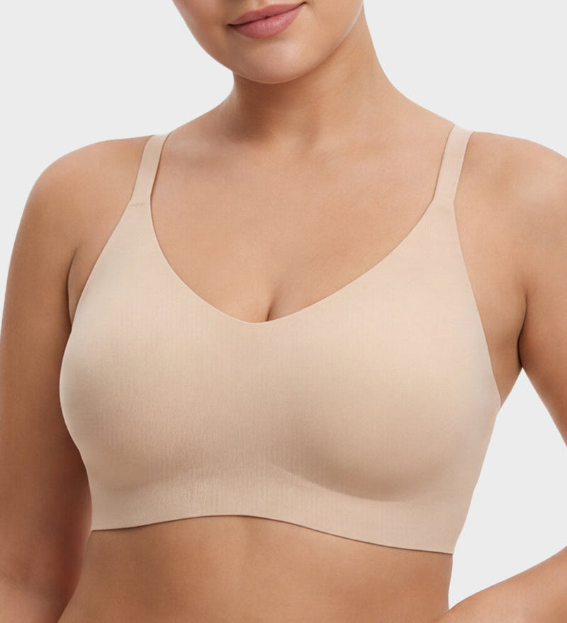 Seamless Backless Lace Bralette