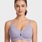 Seamless Deep-V Wireless Support Bra