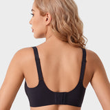 Seamless Deep-V Wireless Support Bra