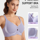 Seamless Deep-V Wireless Support Bra