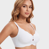 Seamless Deep-V Wireless Support Bra