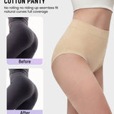 Seamless High-Waist Full Coverage Cotton Panty (5 pack)