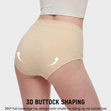 Seamless High-Waist Full Coverage Cotton Panty (5 pack)