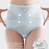 Seamless Ice-Silk High-Waist Tummy Control Panties (4 Pack)