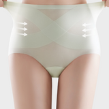 Seamless Ice-Silk High-Waist Tummy Control Panties (4 Pack)