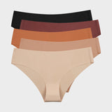 Seamless Ice-Silk Low-Rise Panties for Women (5 Pack)