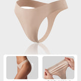 Seamless Ice Silk No-Show Thong (5 pack)