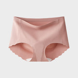 Seamless No Camel Toe Silk Antibacterial Gusset Panties (5 Pack)