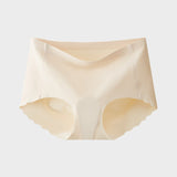 Seamless No Camel Toe Silk Antibacterial Gusset Panties (5 Pack)