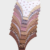 Seamless Wave-Edged Panties (10 Pack)