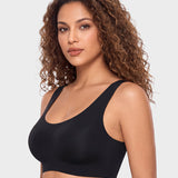 Seamless Wireless Full-Coverage T-Shirt Bra