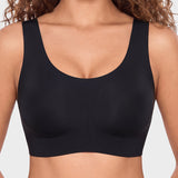 Seamless Wireless Full-Coverage T-Shirt Bra