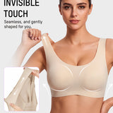 Seamless Wireless Full-Coverage T-Shirt Bra