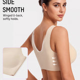 Seamless Wireless Full-Coverage T-Shirt Bra