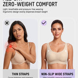 Seamless Wireless Full-Coverage T-Shirt Bra
