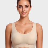 Seamless Wireless Full-Coverage T-Shirt Bra
