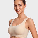Seamless Wireless Full-Coverage T-Shirt Bra