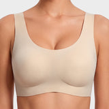 Seamless Wireless Full-Coverage T-Shirt Bra