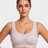 Seamless Wireless Full-Coverage T-Shirt Bra