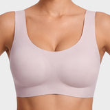 Seamless Wireless Full-Coverage T-Shirt Bra