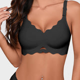 Seamless Wireless Scalloped Edge Jelly Bra