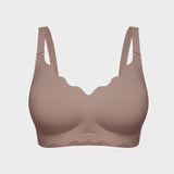 Seamless Wireless Scalloped Edge Jelly Bra