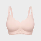 Seamless Wireless Scalloped Edge Jelly Bra