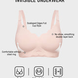 Seamless Wireless Scalloped Edge Jelly Bra