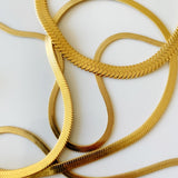Shimmering Snake Necklace