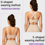 Shock-Absorbing Wireless Sports Bra for Fuller Busts