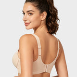 Shock-Absorbing Wireless Sports Bra for Fuller Busts