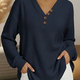 Wilma | Simple Jumper with V-Neck