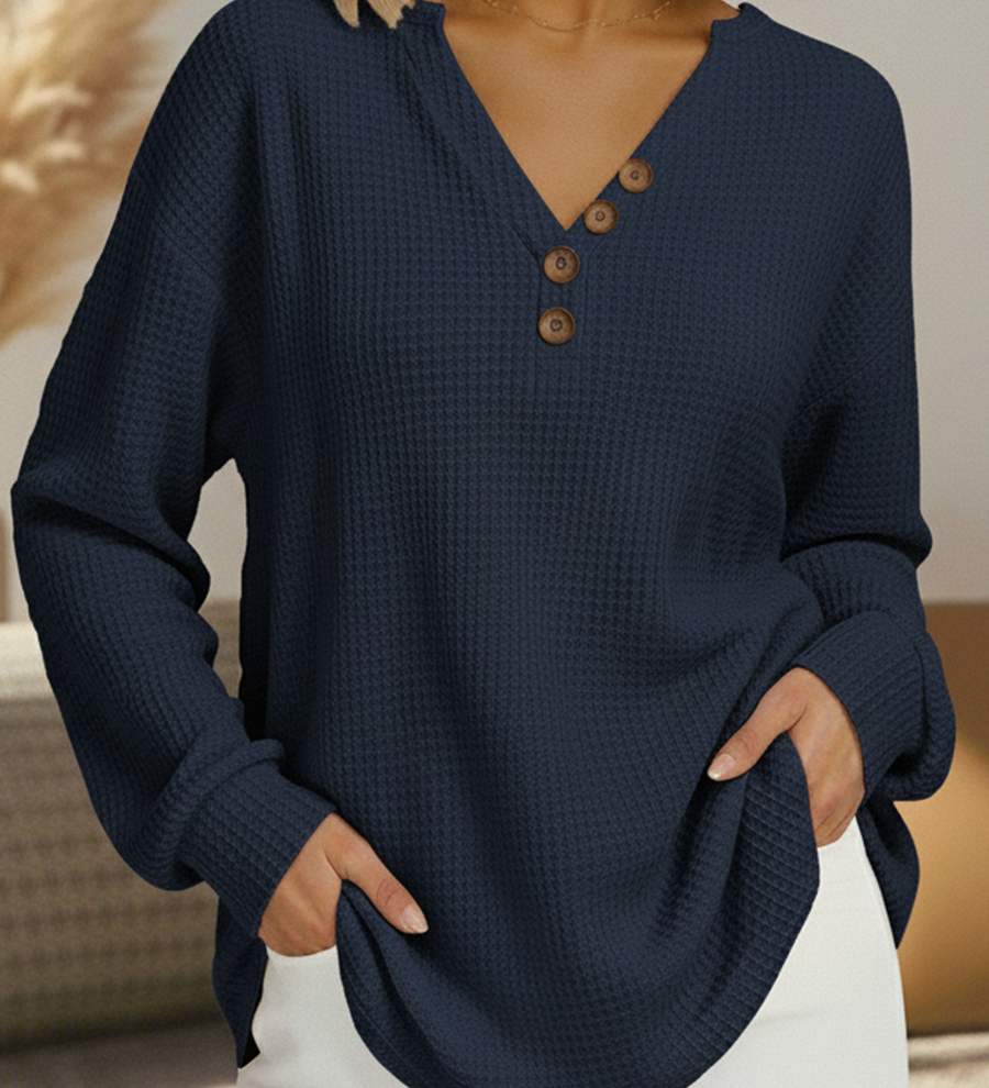Wilma | Simple Jumper with V-Neck