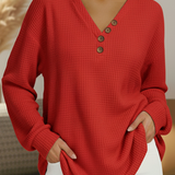 Wilma | Simple Jumper with V-Neck