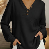 Wilma | Simple Jumper with V-Neck