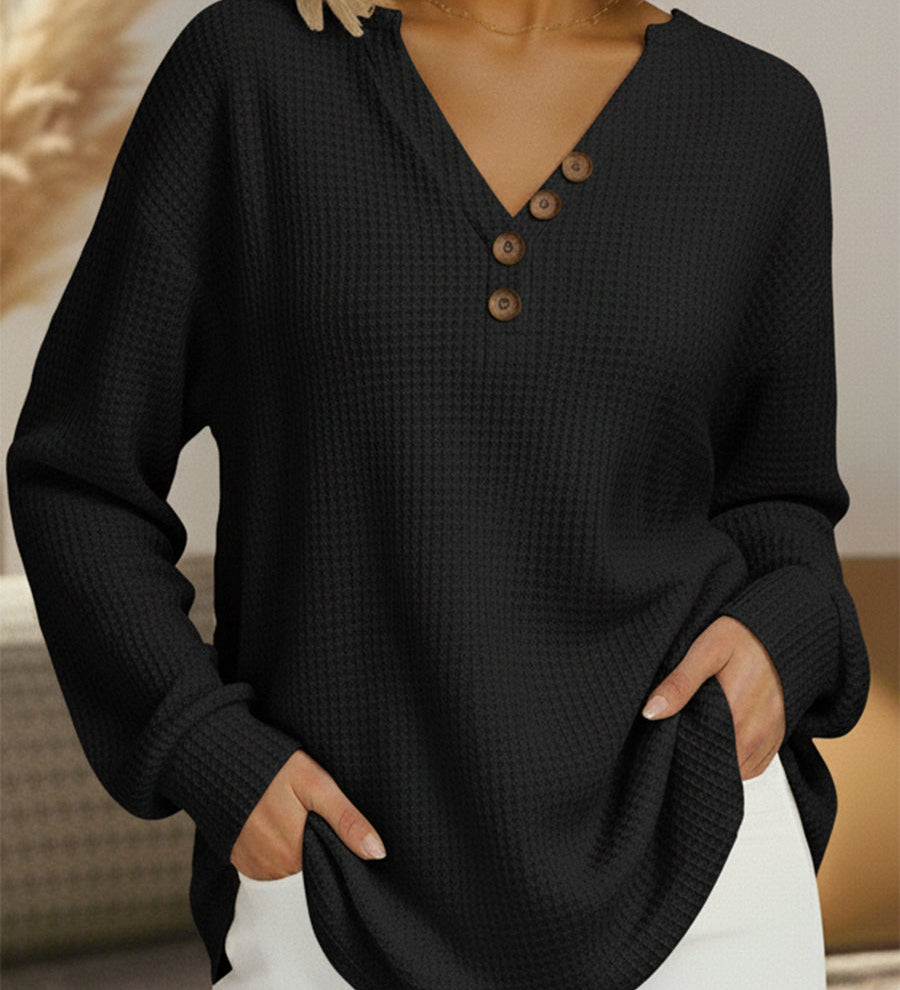 Wilma | Simple Jumper with V-Neck