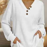 Wilma | Simple Jumper with V-Neck