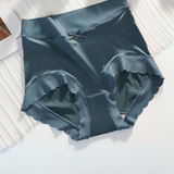 Silky High-Waist Seamless Briefs With Scalloped Edges (6 pack)