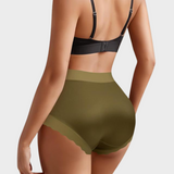 Silky High-Waist Seamless Briefs With Scalloped Edges (6 pack)
